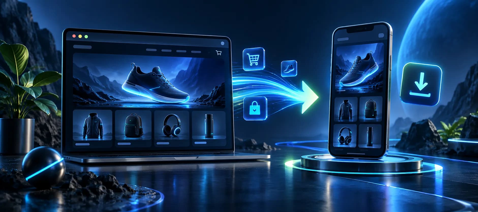 Website to PWA banner