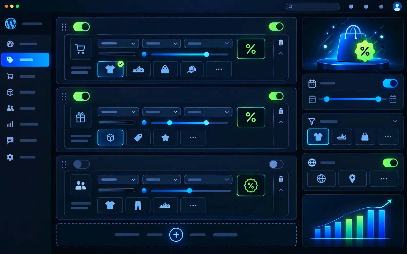 Advanced Discount: Configuration preview — illustrative preview