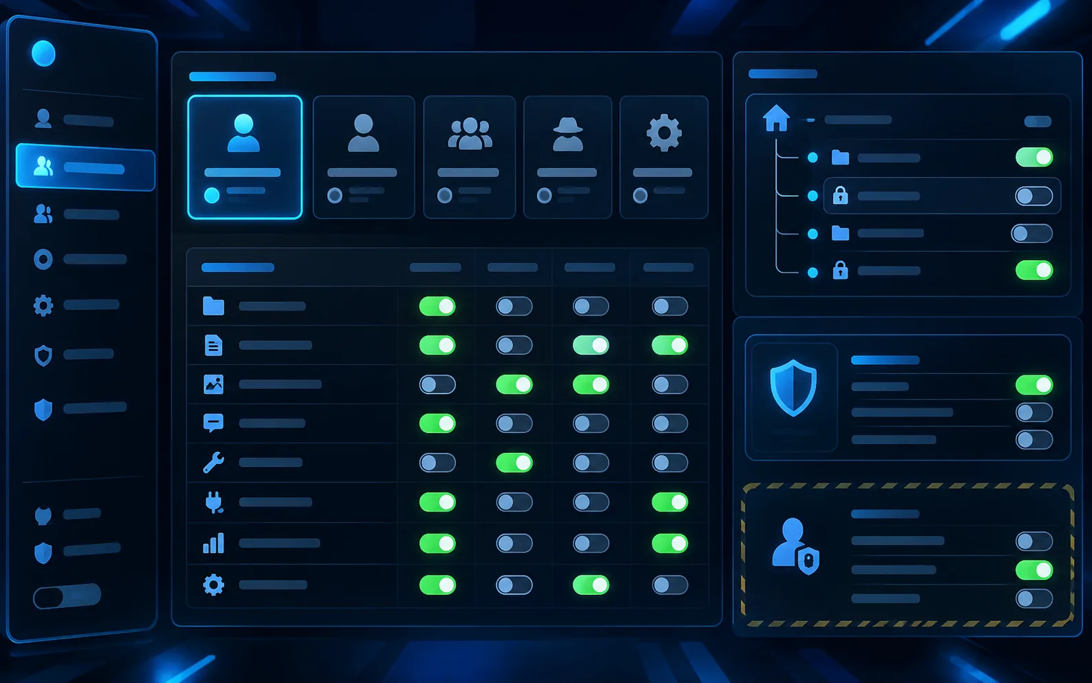 Advanced Role Manager: Configuration preview — illustrative preview