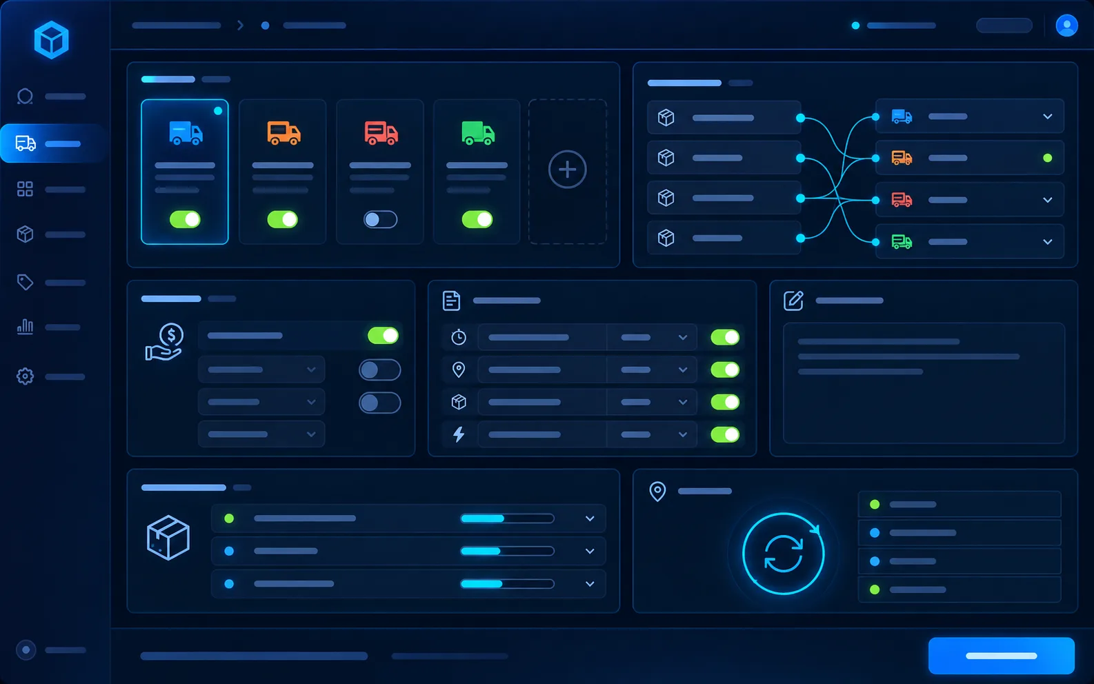 BD Courier Automation: Configuration preview — illustrative preview