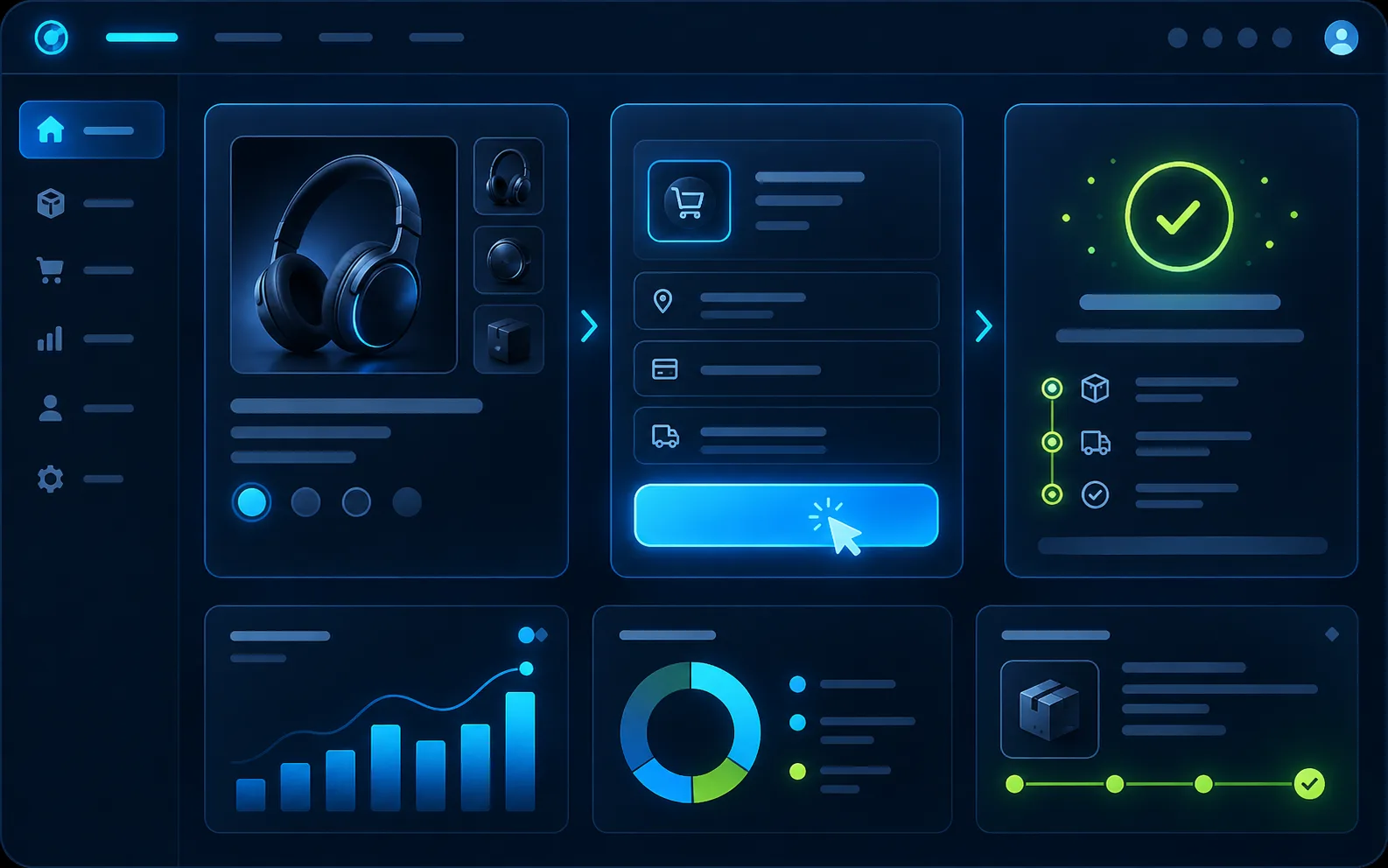 Direct Buy Now: Workflow overview — illustrative preview