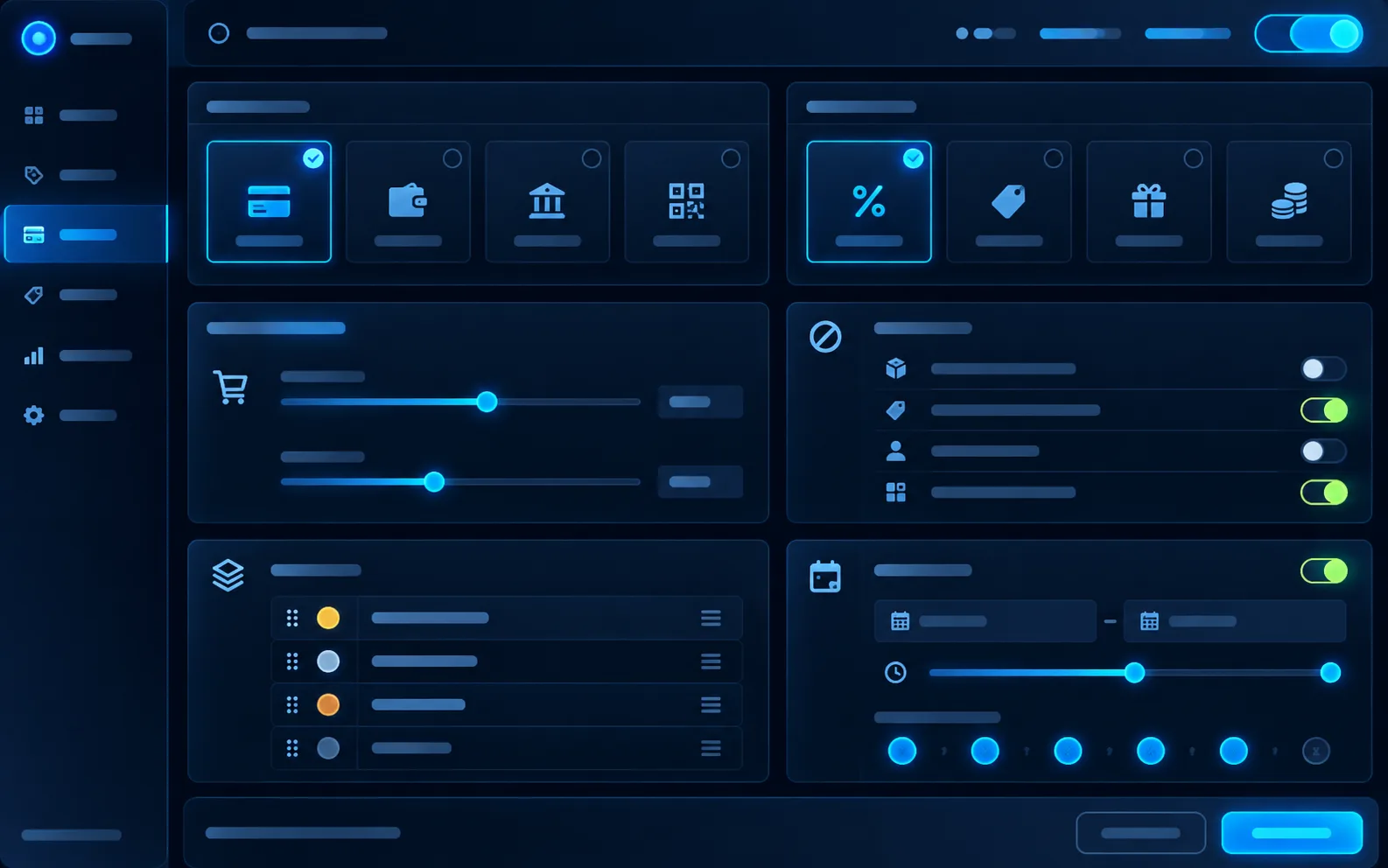 Discount by Payment Method: Configuration preview — illustrative preview