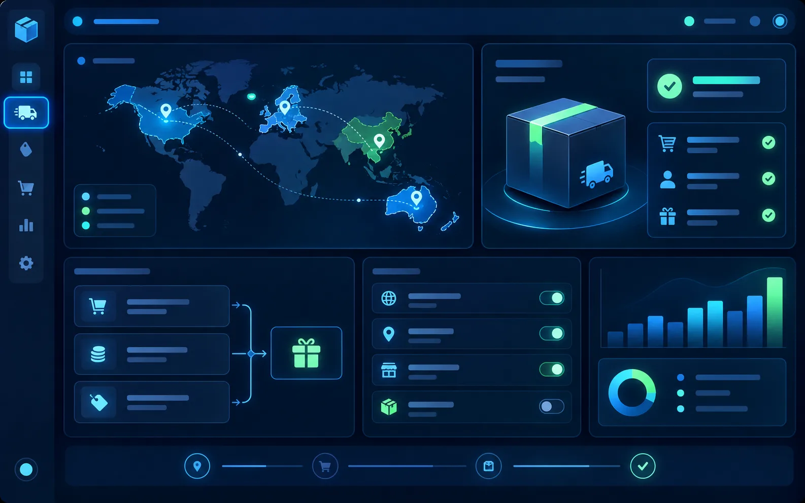 Free Shipping: Workflow overview — illustrative preview