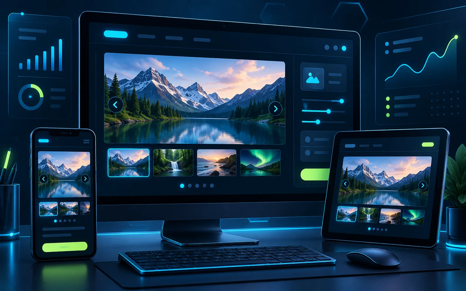 Image Slider: Operational outcome — illustrative preview