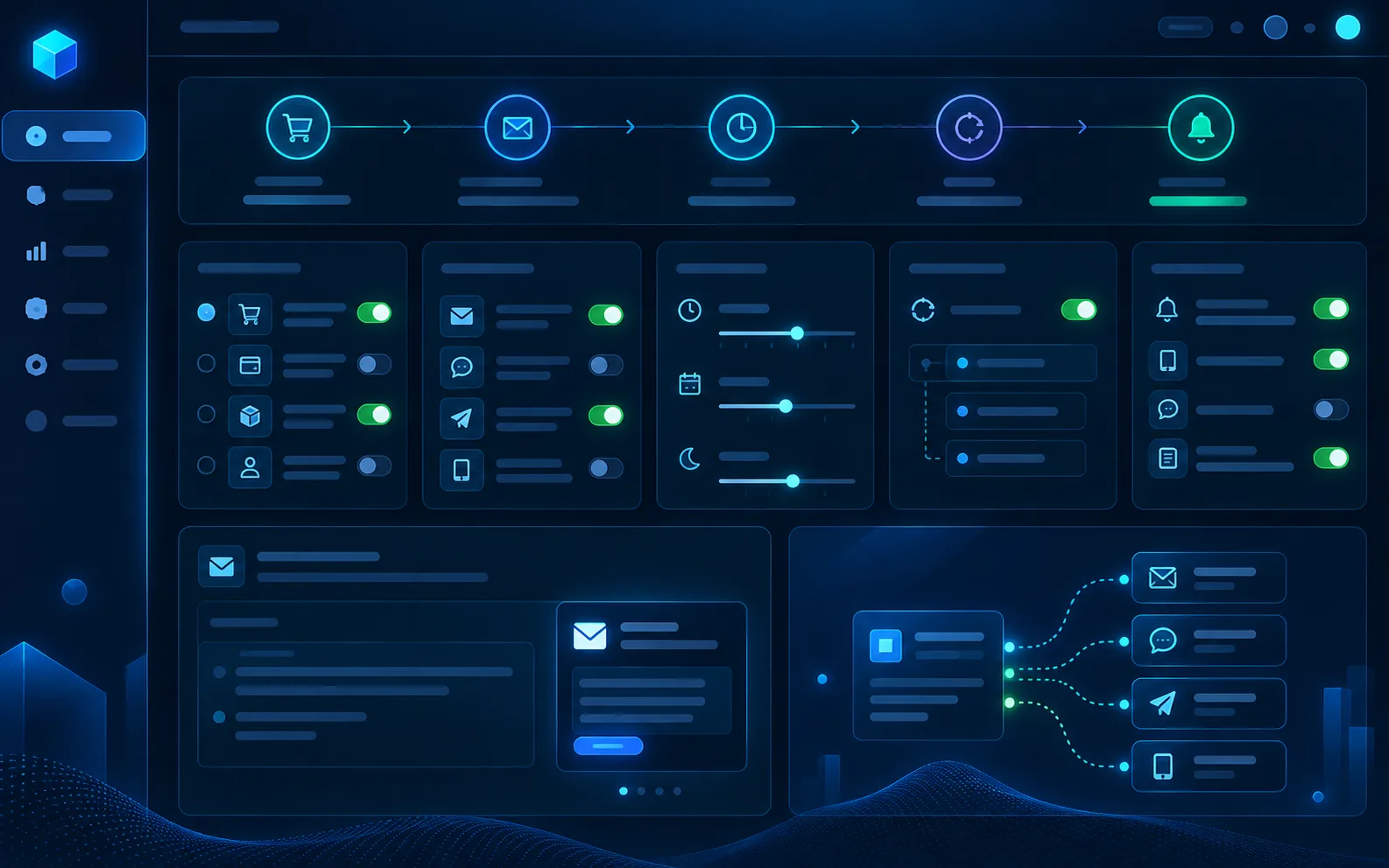 Order Notification: Configuration preview — illustrative preview