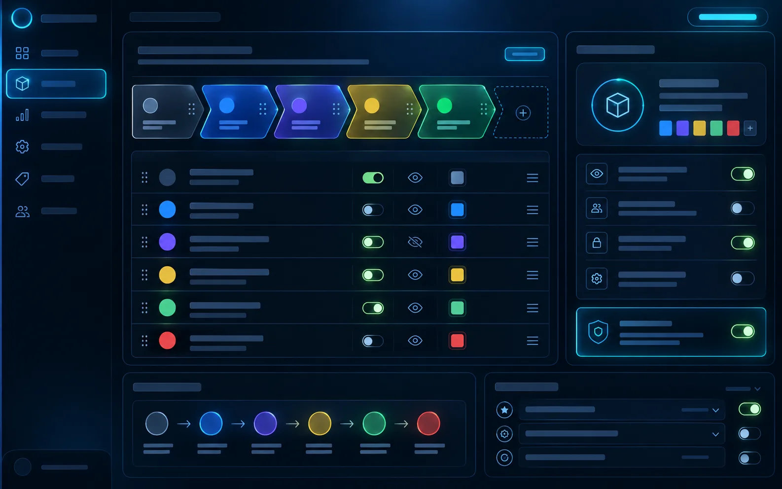 Order Status Manager: Configuration preview — illustrative preview
